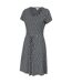Womens/ladies orchid floral dress black Mountain Warehouse-3
