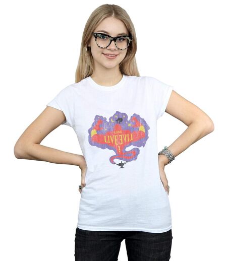 Disney - T-shirt THE DESCENDANTS GENIE LONG LIVE - Femme (Blanc) - UTBI17640