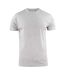 Unisex Adult Heavier Pro T-shirt Grey Melange Printer-1