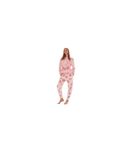 Ensemble De Pyjama Long Manches Longues Femme Pêche Dumbo