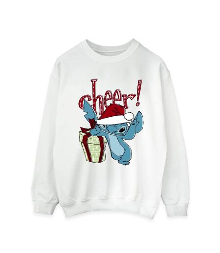 Disney - Sweat LILO AND STITCH CHEER - Femme (Blanc) - UTBI22681