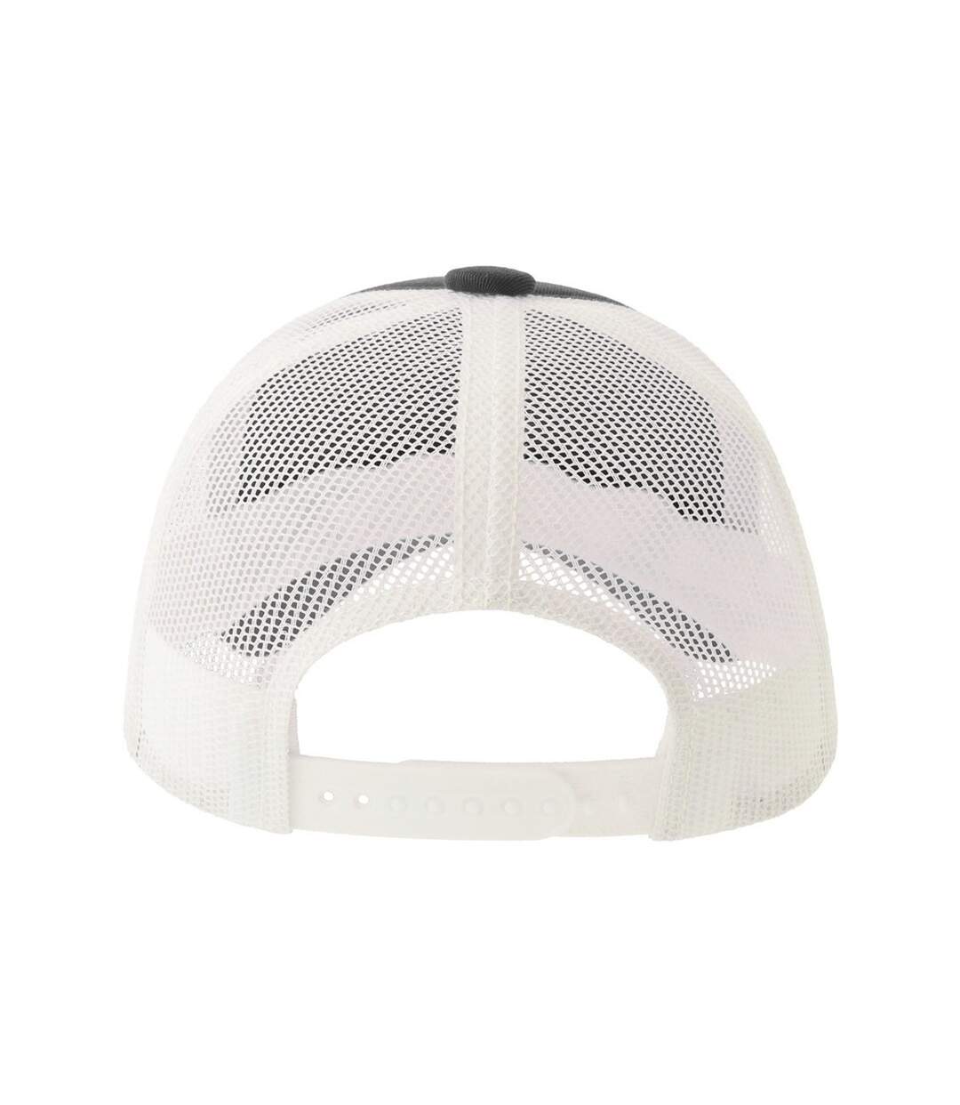 Casquette Trucker Motif/style 5 Panneaux Record-s Adulte Gris Foncé Atlantis Headwear-2