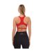 Womens/ladies Series-3 Active Sports Bra Red Skins-2