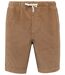 Short en velours côtelé - Homme - PATS742 - beige camel foncé-2