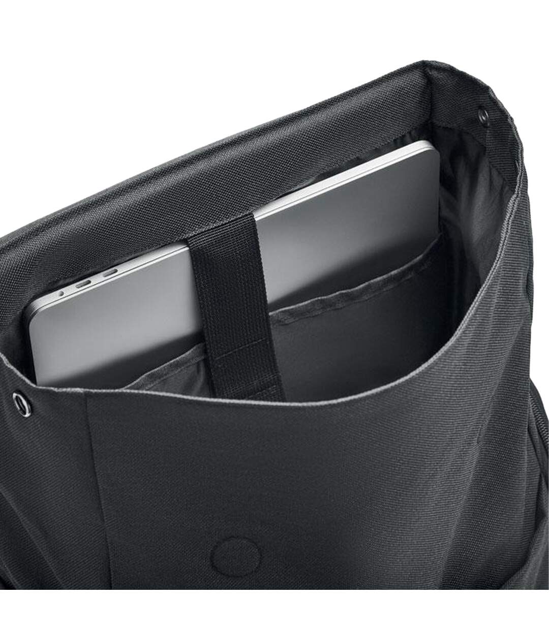 Daegu lap two tone rpet laptop backpack one size black MidOcean-4