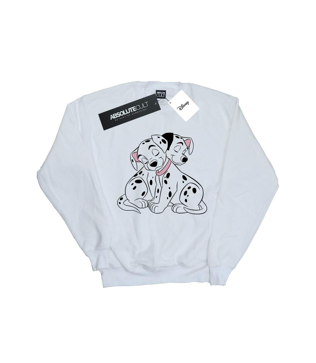 Disney - Sweat DALMATIANS PUPPY LOVE - Femme (Blanc) - UTBI13516-1