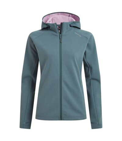 Veste à capuche dynamic pro femme bleu mer chiné Craghoppers