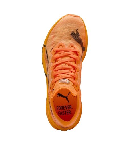 Womens/ladies Deviate Nitro Elite 3 Shoes Fluro Orange Puma