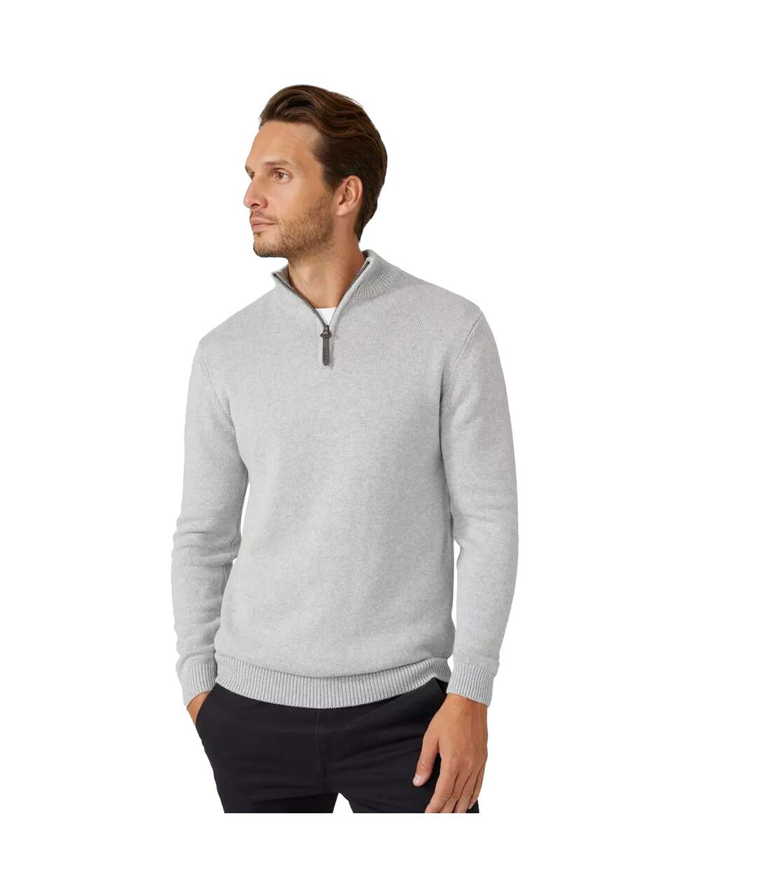 Pull Premium Homme Gris Clair Maine-1