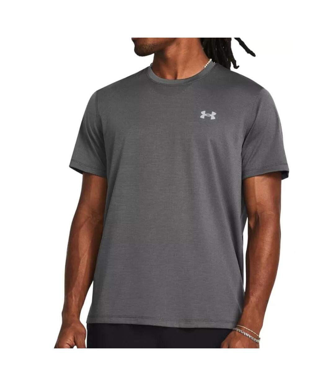 T-shirt Gris Homme Under Armour Streaker - L-1