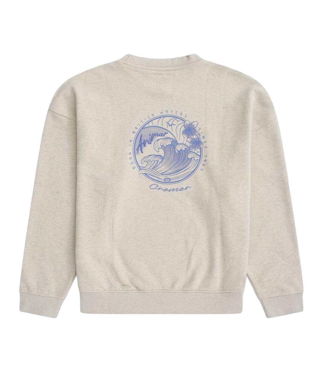 Womens/ladies Dakota Cromer Sweatshirt Beige Animal-2