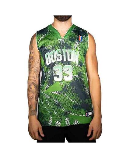 Boston maillot de basket vert/noir/blanc homme sport zone