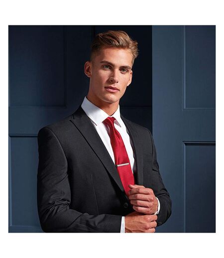 Premier - Cravate unie - Homme (Rouge) (One Size) - UTRW1152