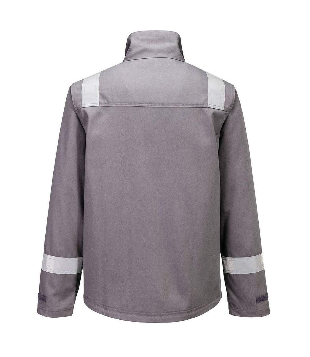 Unisex Adult Bizflame Work Jacket Grey Portwest-2