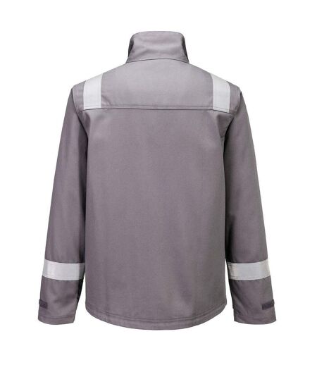 Unisex Adult Bizflame Work Jacket Grey Portwest