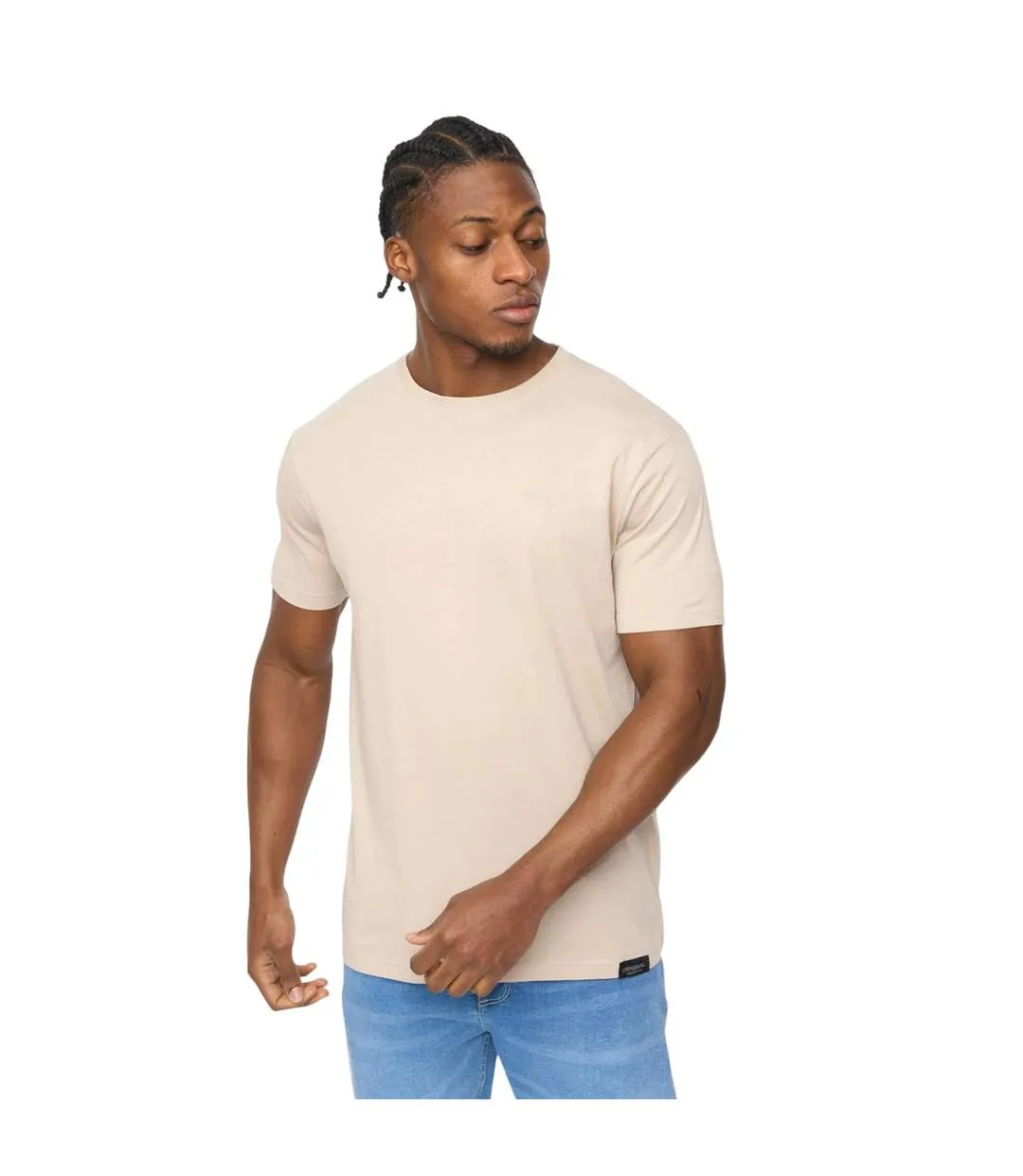 T-shirt Allmoore Homme Gris Pâle Crosshatch-2