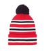 Unisex Adult Sheffield Bobble Hat Red White Black Fan Originals-1
