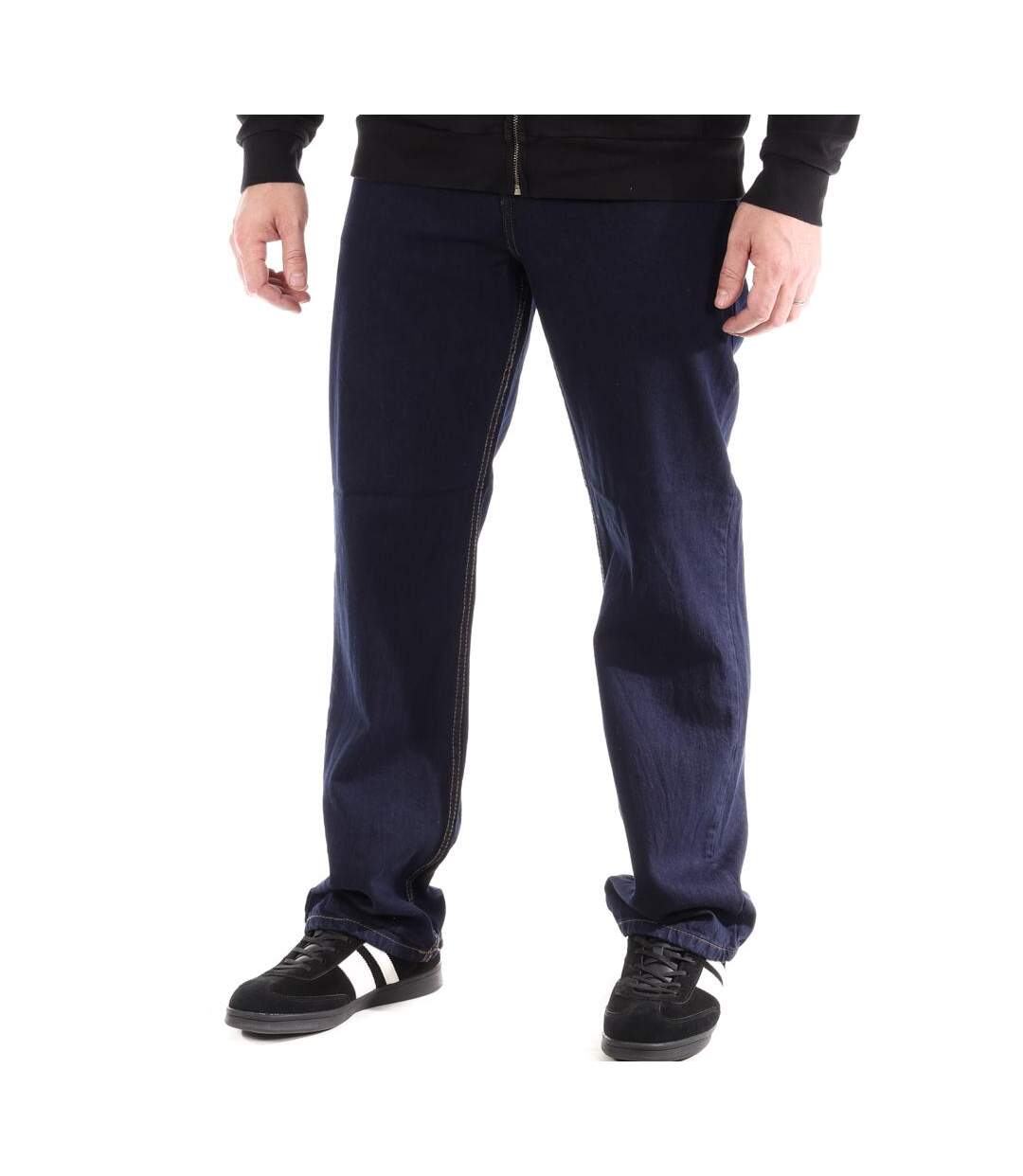 Jean bleu homme noir paname brothers 200-1