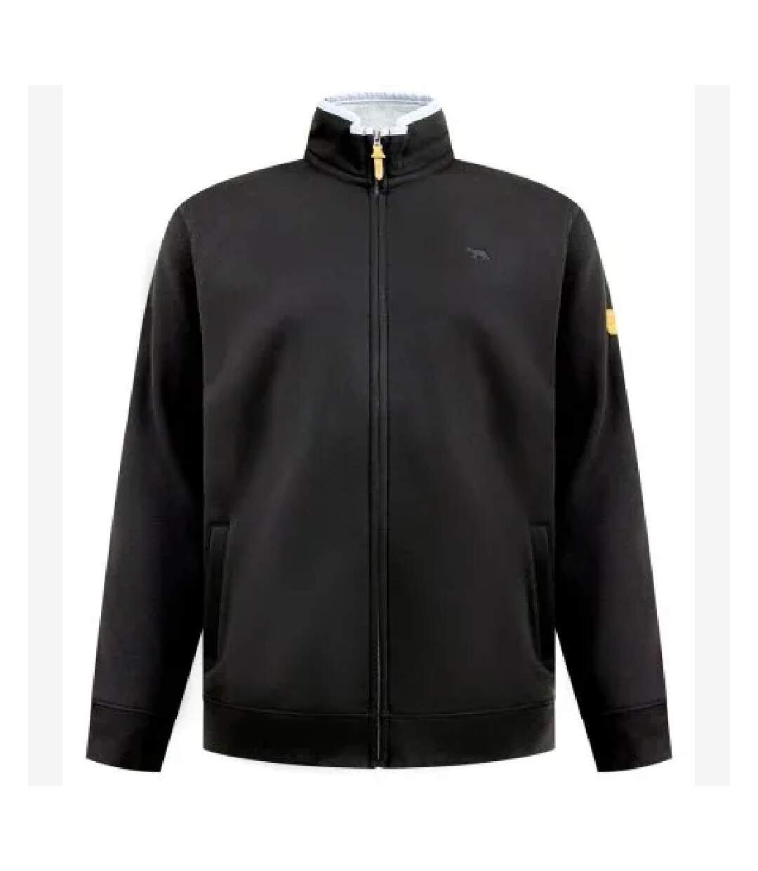 Veste Polaire Motif/style Logo Brodé D555 Johnson Homme Noir Duke-2