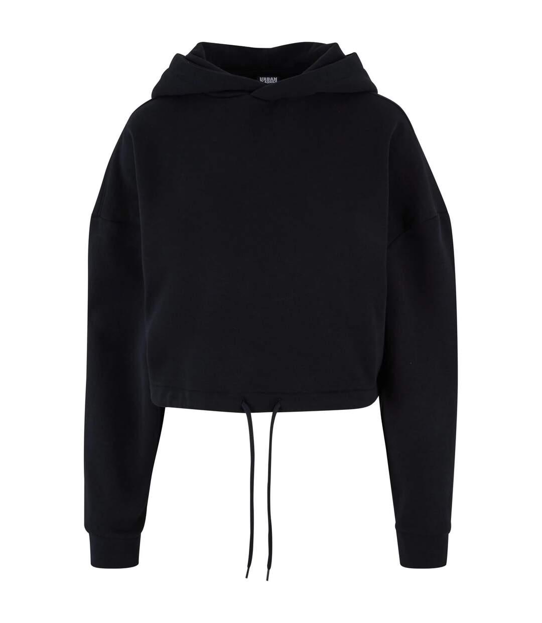 Sweat Court À Capuche Femme Noir Urban Classics-1