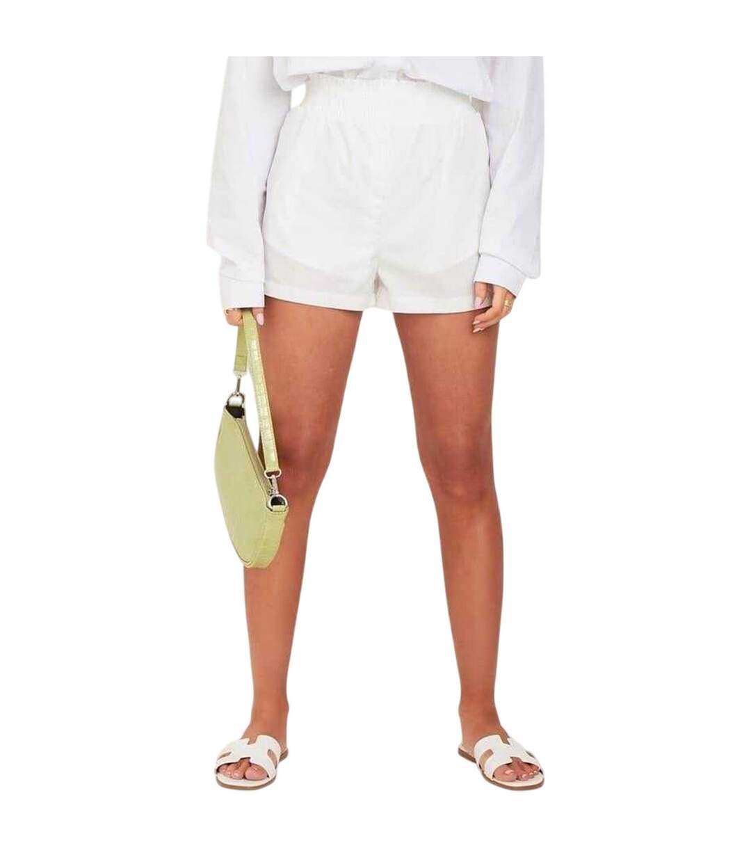 Short De Course Femme Blanc Missy Empire-2