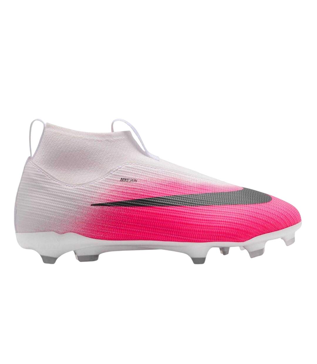 Chaussures De Foot Pour Terrain Ferme Motif/style Dégradé Superfly Academy Enfant Rose Blanc Nike-1