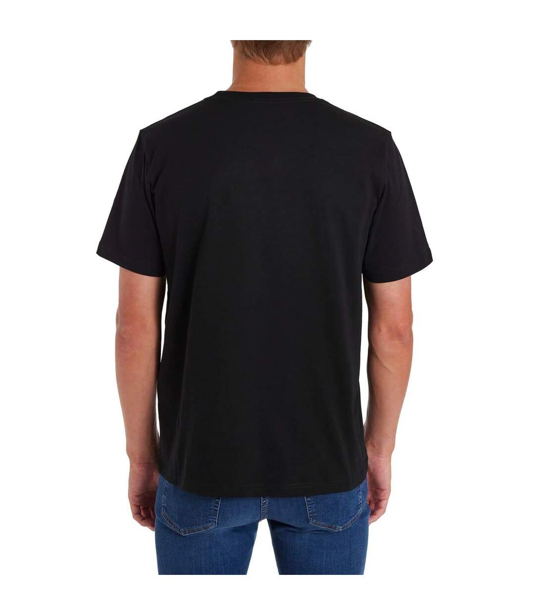 Mens Embroidered Motif Cotton T-shirt Black Paul Smith-2