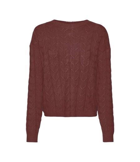Pull bordeaux femme vero moda tilda