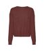 Pull bordeaux femme vero moda tilda-1