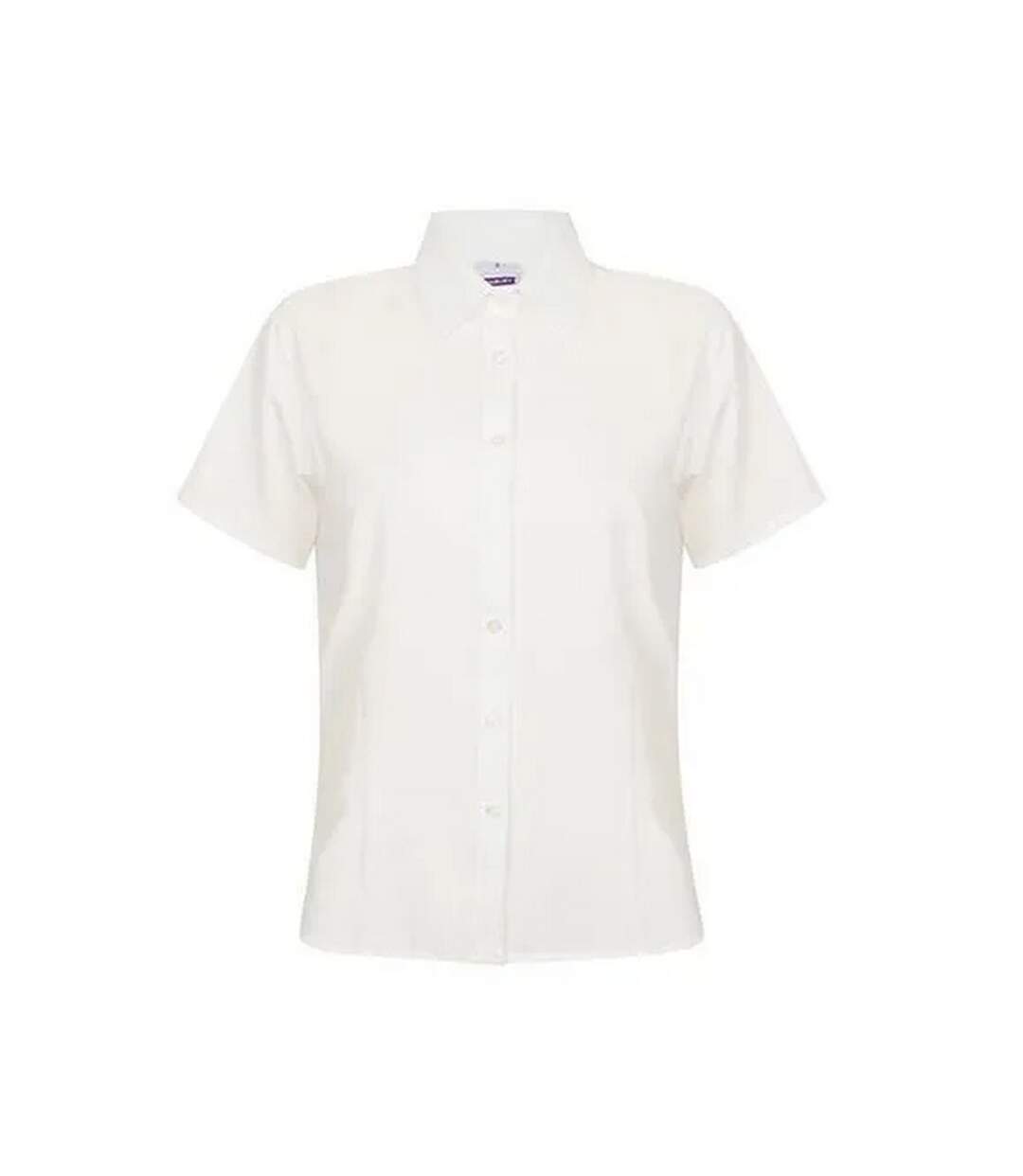 Chemisier Manches Courtes Femme Blanc Henbury-1
