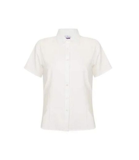 Chemisier Manches Courtes Femme Blanc Henbury