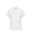Chemisier Manches Courtes Femme Blanc Henbury-1