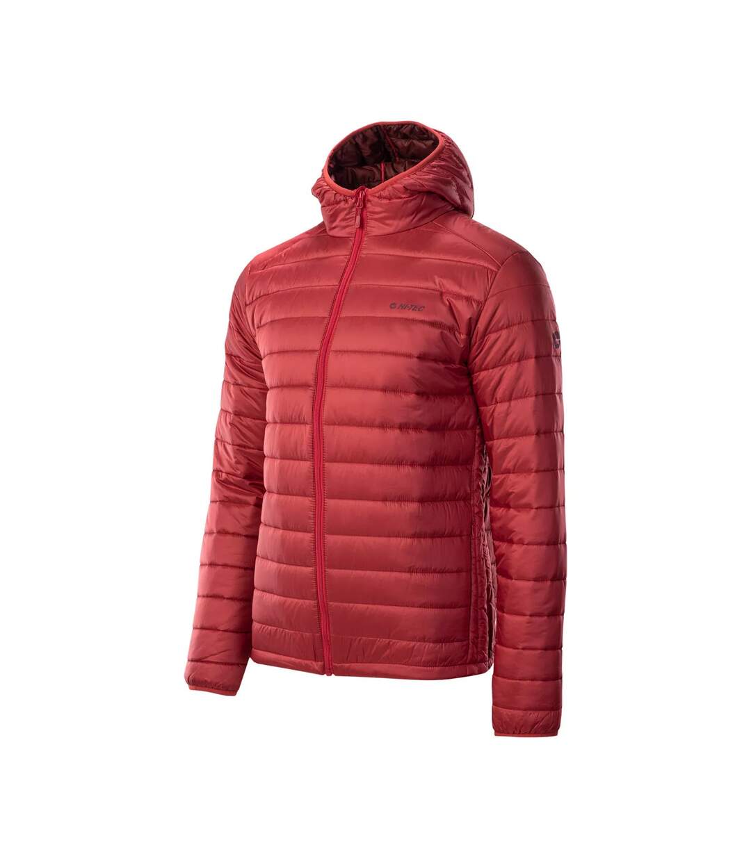 Mens carson padded jacket molten lava/fired brick Hi-Tec