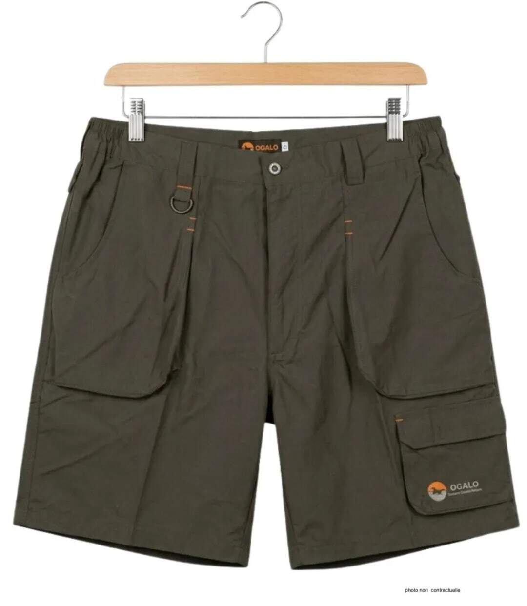 Short randonnée homme OGALO SE9012 taupe : la légèreté et la résistance du polyamide technique-2