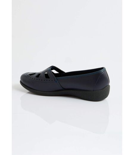 Mocassins cuir largeur confort élastiqué