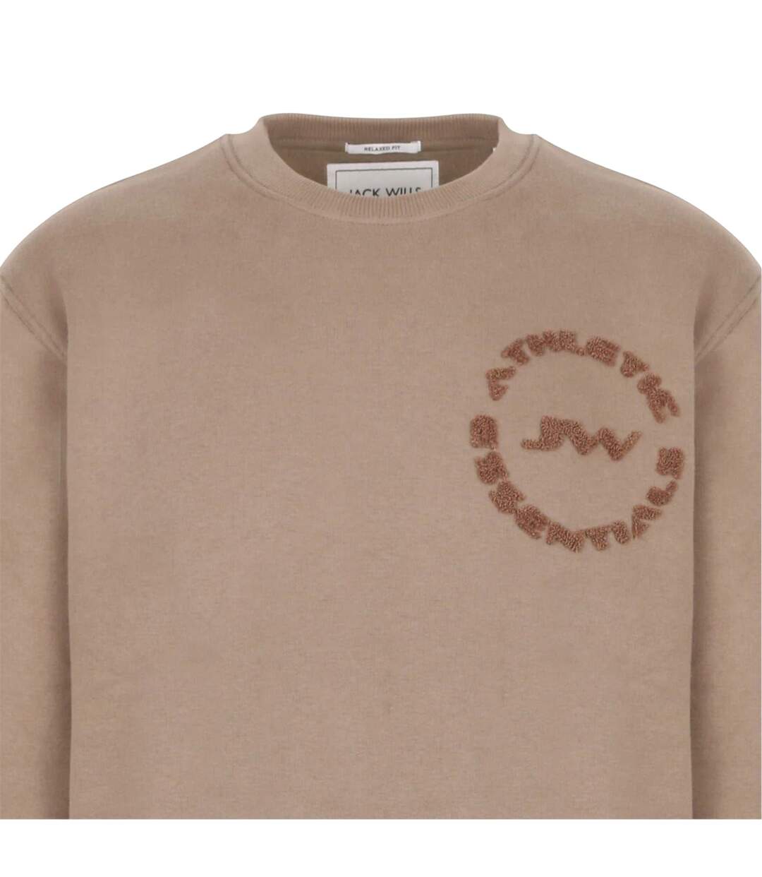 Mens Bouclé Sweatshirt Fawn Jack Wills-3