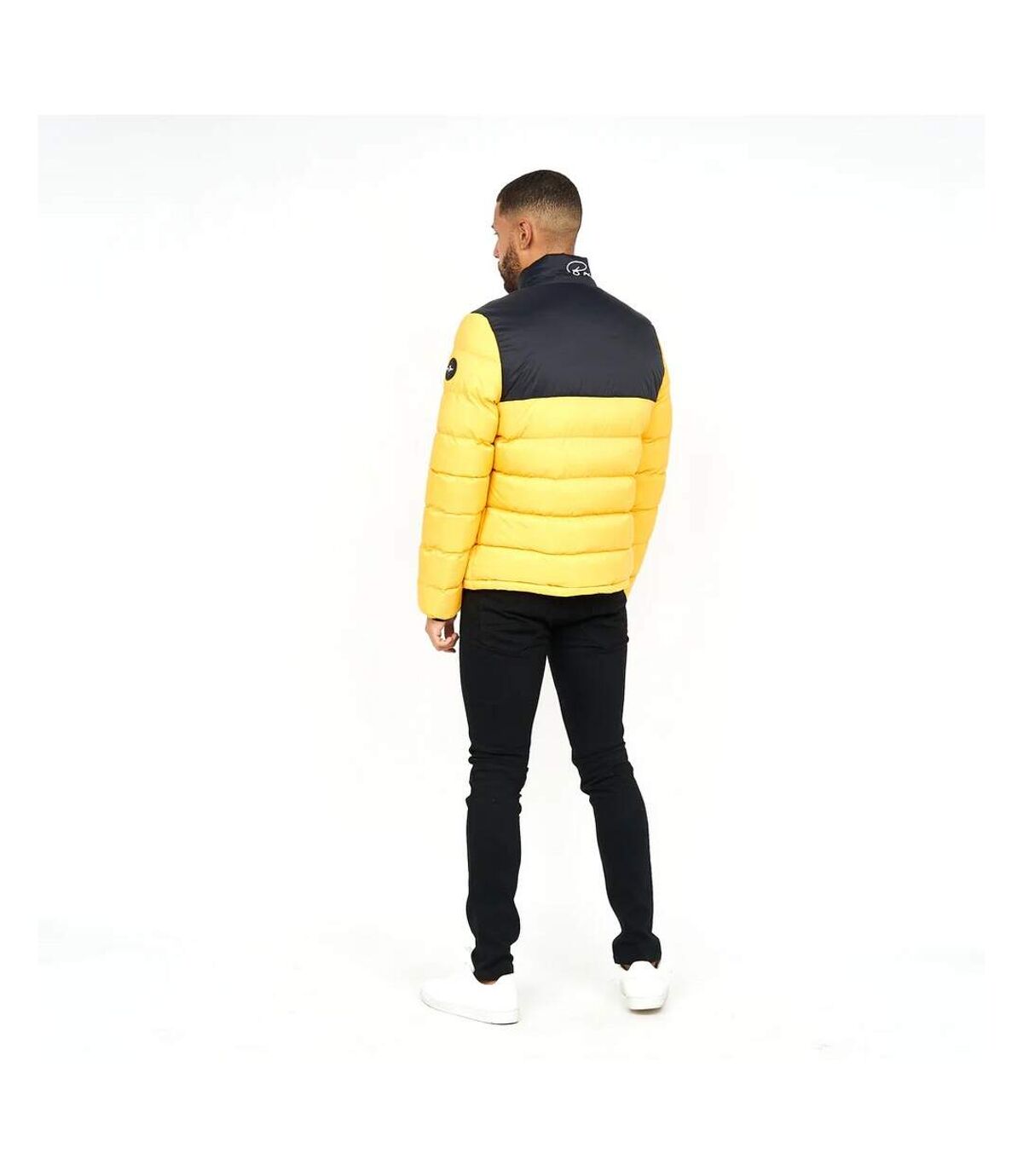 Born Rich Mens Lyden Oversized Puffer Jacket (Yellow)
