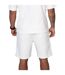 Mens Fleece Sweat Shorts Off White Blank Essentials-4