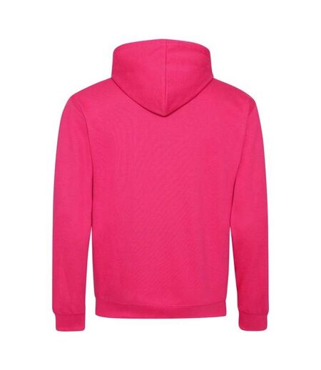 Sweat À Capuche Varsity Adulte Rose Vif Bleu Marine Français Awdis