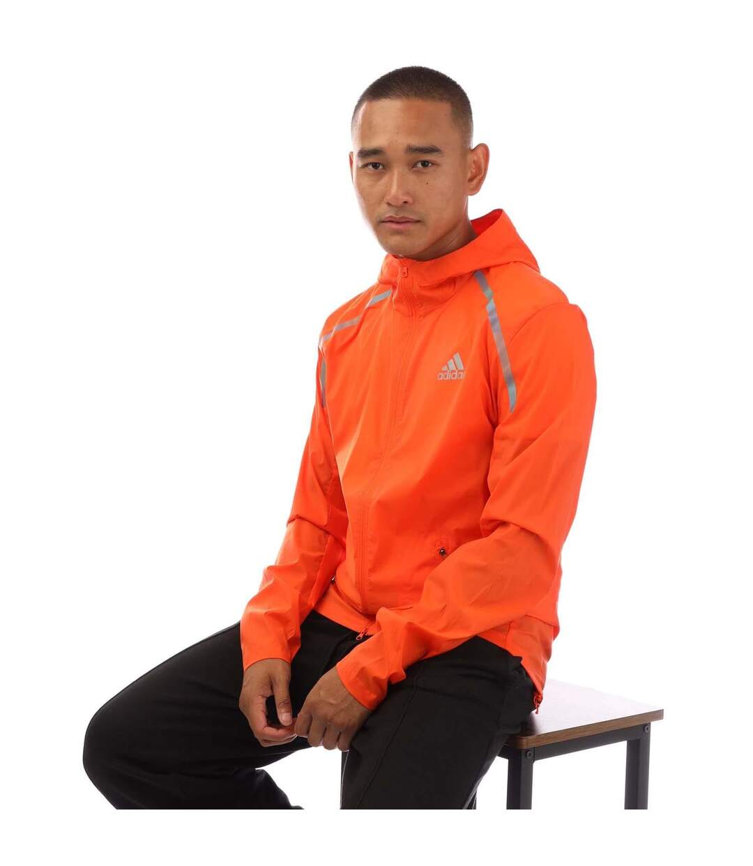 Veste Marathon Homme Orange Adidas-1