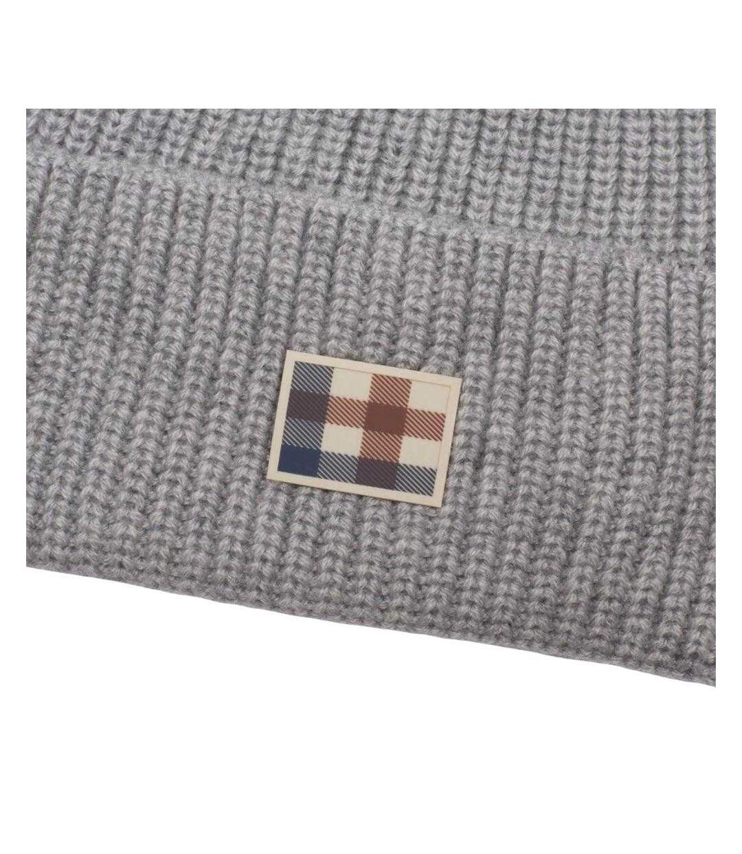 Unisex Adult Active Wool Blend Beanie Light Melange Aquascutum-2