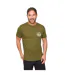 Mens Milestan T-shirt Olive Bewley & Ritch-2