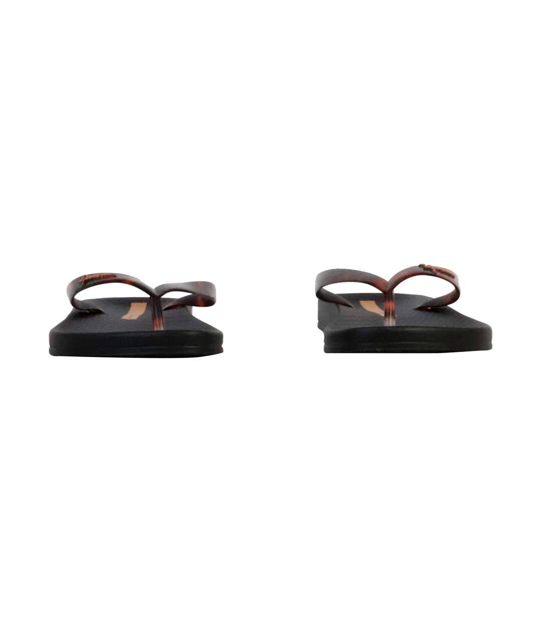 Womens/ladies Anat Connect Logo Flip Flops Black Ipanema-5