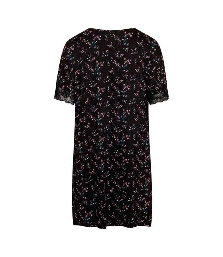 Robe T-shirt Motif/style Floral Lucille Femme Noir CCDK Copenhagen