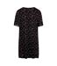 Robe T-shirt Motif/style Floral Lucille Femme Noir CCDK Copenhagen-2