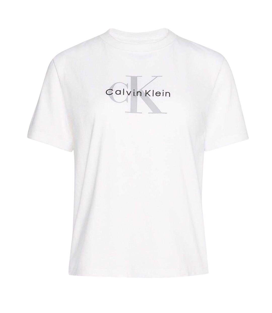 T-shirt Motif/style Monochrome Hero Femme Blanc Calvin Klein-2