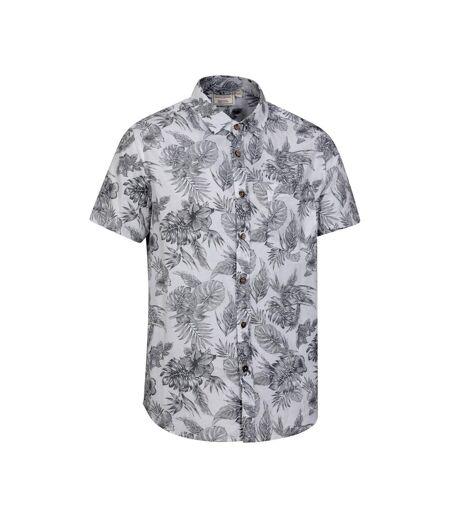 Mountain Warehouse Mens Tropical Monstera Leaf Shirt (White)