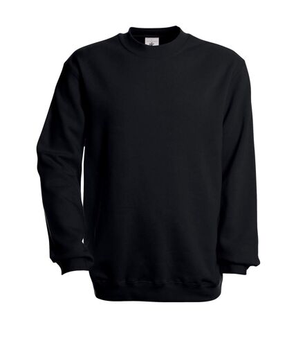 B&C Unisex Adult Set-in Sweatshirt (Black)