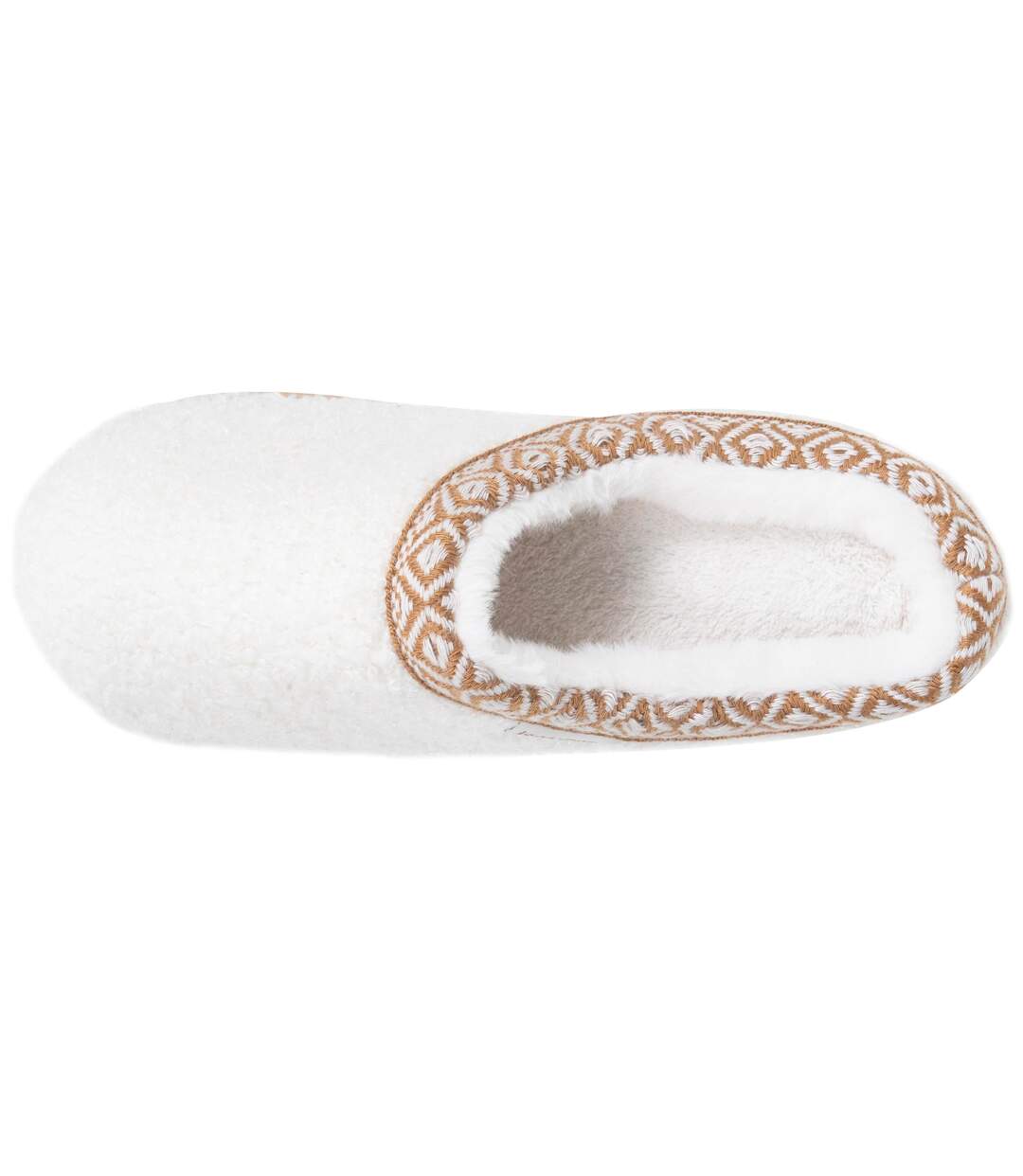 Isotoner Chaussons Mules femme suédine à semelle compensé de 3,5 cm, confort-3