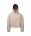 Sweat À Capuche Femme Beige Gris TriDri-1